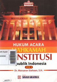 Hukum acara mahkamah konstitusi Republik Indonesia