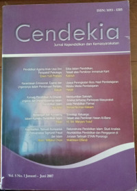 Cendekia: Jurnal Kependidikan dan Kemasyarakatan